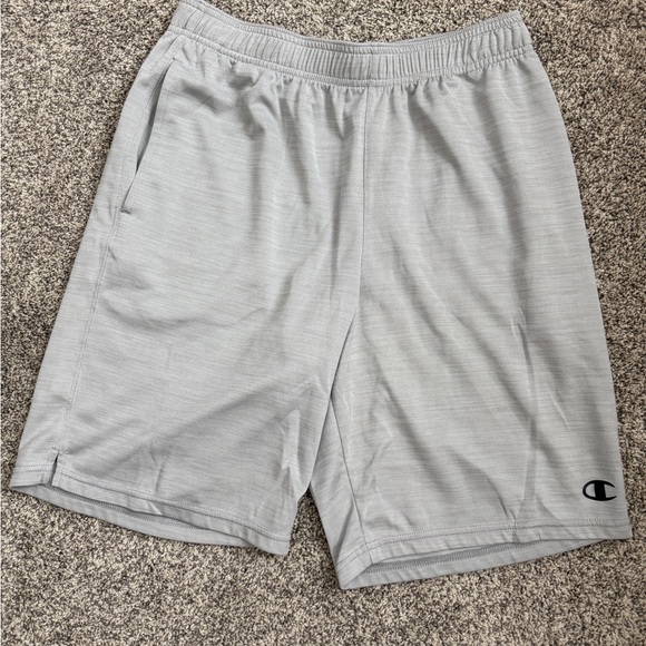 Champion Men's Light Gray Athletic Shorts - Picture 1 of 3